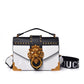 Bolsos Mujer Metal Lion Head Shoulder Bag
