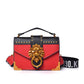 Bolsos Mujer Metal Lion Head Shoulder Bag